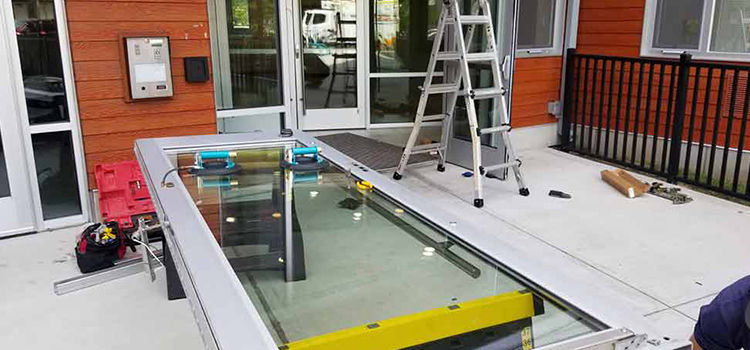 storefront door glass replacement North Miami